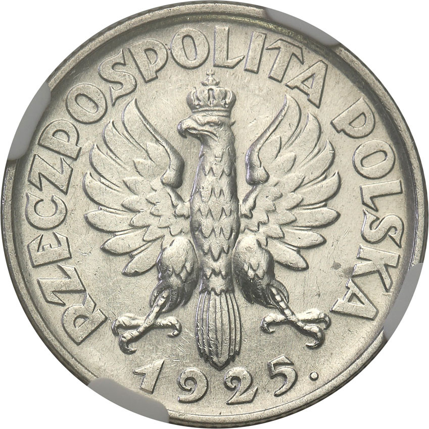 II RP. 1 złoty 1925 NGC UNC